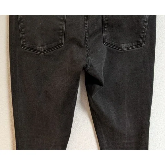 Women's Frame Denim Le Skinny de Jeanne in Film Noir (Black) Size 30 X 29 - Picture 11 of 16
